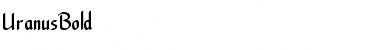 Download UranusBold Font Download UranusBold Font