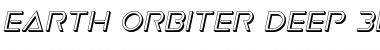 Download Earth Orbiter Deep 3D Italic Font Download Earth Orbiter Deep 3D Italic Font