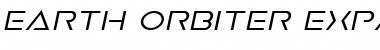 Download Earth Orbiter Expanded Italic Font Download Earth Orbiter Expanded Italic Font