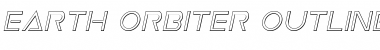 Download Earth Orbiter Outline Italic Font Download Earth Orbiter Outline Italic Font