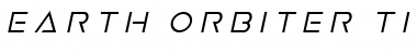 Download Earth Orbiter Title Italic Font Download Earth Orbiter Title Italic Font