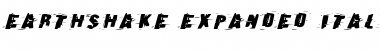 Download Earthshake Expanded Italic Font Download Earthshake Expanded Italic Font