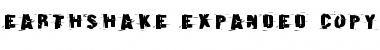 Download Earthshake Expanded Font Download Earthshake Expanded Font