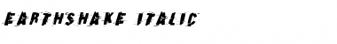 Download Earthshake Italic Font Download Earthshake Italic Font