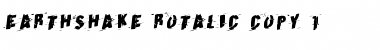 Download Earthshake Rotalic Font Download Earthshake Rotalic Font