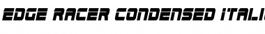 Download Edge Racer Condensed Italic Font Download Edge Racer Condensed Italic Font