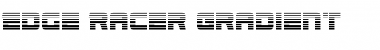 Download Edge Racer Gradient Font Download Edge Racer Gradient Font