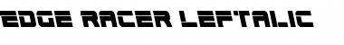 Download Edge Racer Leftalic Font Download Edge Racer Leftalic Font