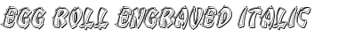 Download Egg Roll Engraved Italic Font Download Egg Roll Engraved Italic Font