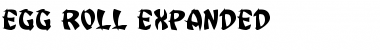 Download Egg Roll Expanded Font Download Egg Roll Expanded Font