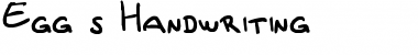 Download Egg's Handwriting Font Download Egg's Handwriting Font