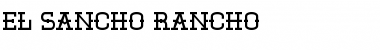 Download El Sancho Rancho Font Download El Sancho Rancho Font