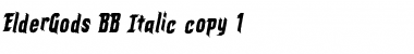 Download ElderGods BB Font Download ElderGods BB Font