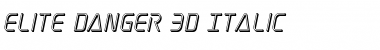 Download Elite Danger 3D Italic Font Download Elite Danger 3D Italic Font