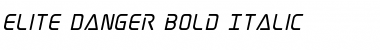 Download Elite Danger Bold Italic Font Download Elite Danger Bold Italic Font