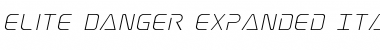 Download Elite Danger Expanded Italic Font Download Elite Danger Expanded Italic Font