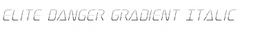 Download Elite Danger Gradient Italic Font Download Elite Danger Gradient Italic Font