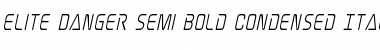 Download Elite Danger Semi-Bold Condensed Italic Font Download Elite Danger Semi-Bold Condensed Italic Font