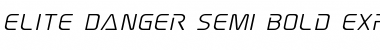 Download Elite Danger Semi-Bold Expanded Italic Font Download Elite Danger Semi-Bold Expanded Italic Font