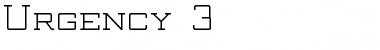Download Urgency 3 Font Download Urgency 3 Font