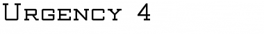 Download Urgency 4 Font Download Urgency 4 Font