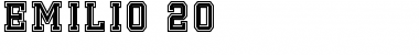 Download Emilio 20 Font Download Emilio 20 Font