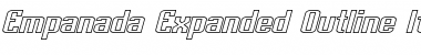 Download Empanada Expanded Outline Font Download Empanada Expanded Outline Font