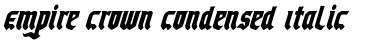 Download Empire Crown Condensed Italic Font Download Empire Crown Condensed Italic Font