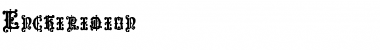 Download Enchiridion Font Download Enchiridion Font