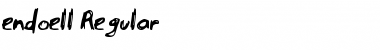 Download endoell Font Download endoell Font