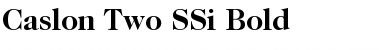 Download Caslon Two SSi Font Download Caslon Two SSi Font