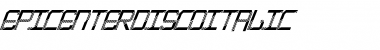 Download EpicenterDiscoItalic Font Download EpicenterDiscoItalic Font
