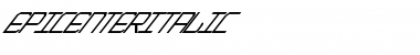 Download EpicenterItalic Font Download EpicenterItalic Font