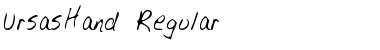 Download UrsasHand Font Download UrsasHand Font