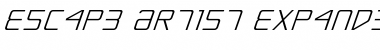 Download Escape Artist Expanded Italic Font Download Escape Artist Expanded Italic Font