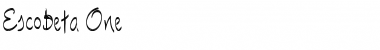 Download Escobeta One Font Download Escobeta One Font