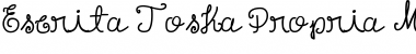 Download Escrita Toska Propria Med Font Download Escrita Toska Propria Med Font