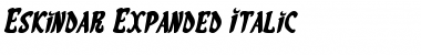 Download Eskindar Expanded Italic Font Download Eskindar Expanded Italic Font