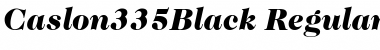 Download Caslon335Black Font Download Caslon335Black Font