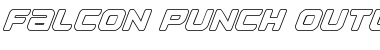 Download Falcon Punch Outline Font Download Falcon Punch Outline Font