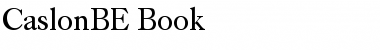 Download CaslonBE-Book Font Download CaslonBE-Book Font