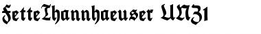 Download FetteThannhaeuser UNZ1 Font Download FetteThannhaeuser UNZ1 Font