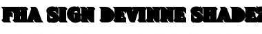 Download FHA Sign DeVinne Shade25NC Font Download FHA Sign DeVinne Shade25NC Font