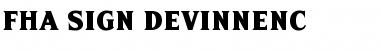 Download FHA Sign DeVinneNC Font Download FHA Sign DeVinneNC Font