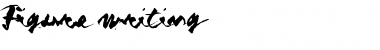 Download Figure writing Font Download Figure writing Font