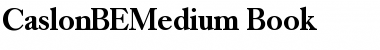 Download CaslonBEMedium-Book Font Download CaslonBEMedium-Book Font