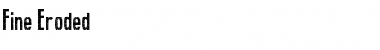 Download Fine Eroded Font Download Fine Eroded Font