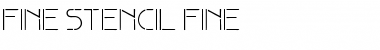Download Fine stencil Font Download Fine stencil Font