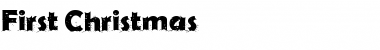 Download First Christmas Font Download First Christmas Font