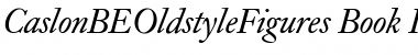 Download CaslonBEOldstyleFigures-Book Font Download CaslonBEOldstyleFigures-Book Font